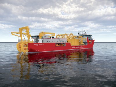 Nexans Electra CLV newbuild at Ulstein Verft