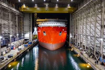 Nexans Electra launch at Ulstein Verft upload Oclin 20251113 0020 Nexans Electra MARTIN GISKEGJERDE OCLIN1