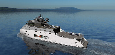 ULSTEIN CX105 Tender Support Aft side