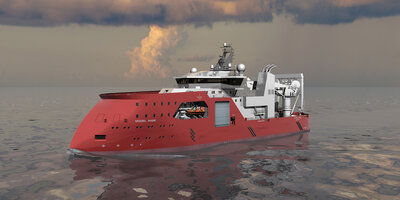 An SX127 Cable Lay Vessel (CLV) design.