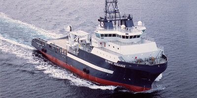 The AHTS Olympic Pegasus, an ULSTEIN A101 design, delivered 2002.