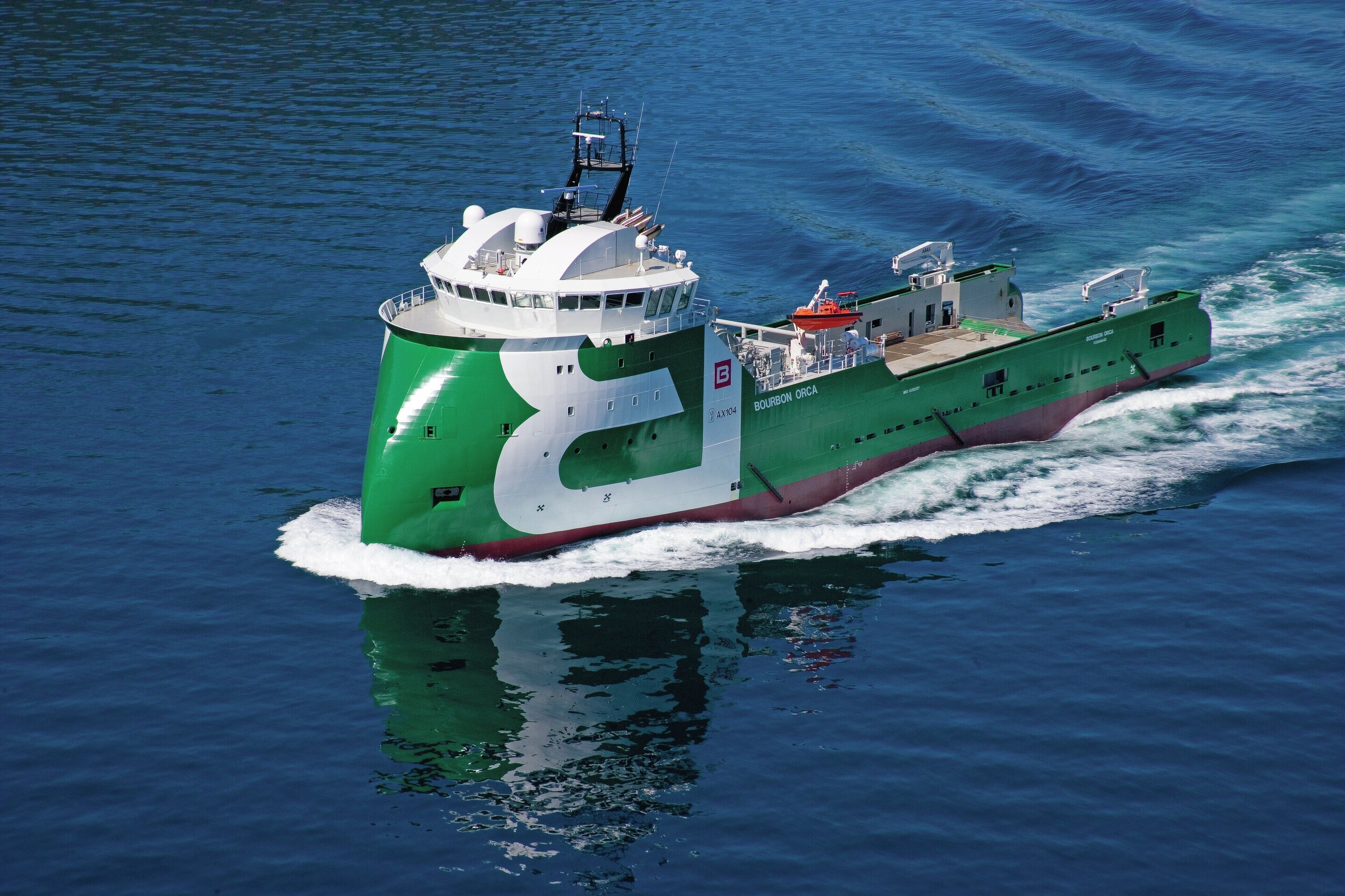 An AHTS vessel  with Diesel-electric propulsion