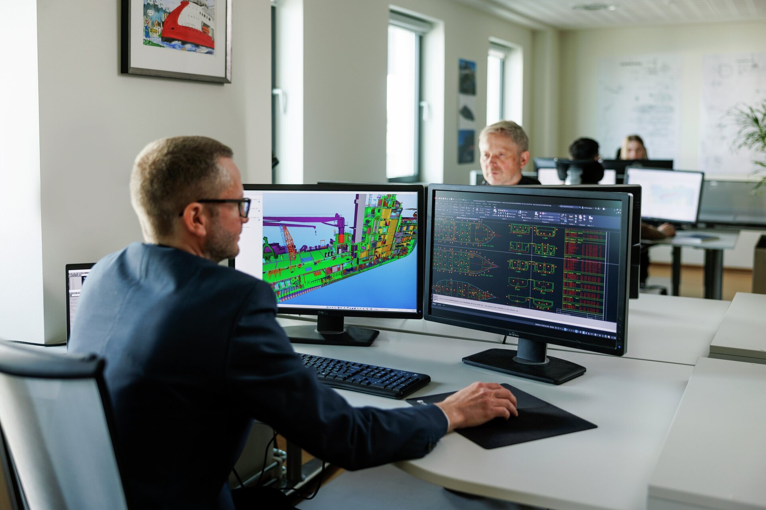 Designers at work at UDS and UVE